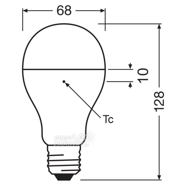 LED žiarovka E27 A60 19W = 150W 2452lm 4000lK Neutrálna 200° OSRAM VALUE
