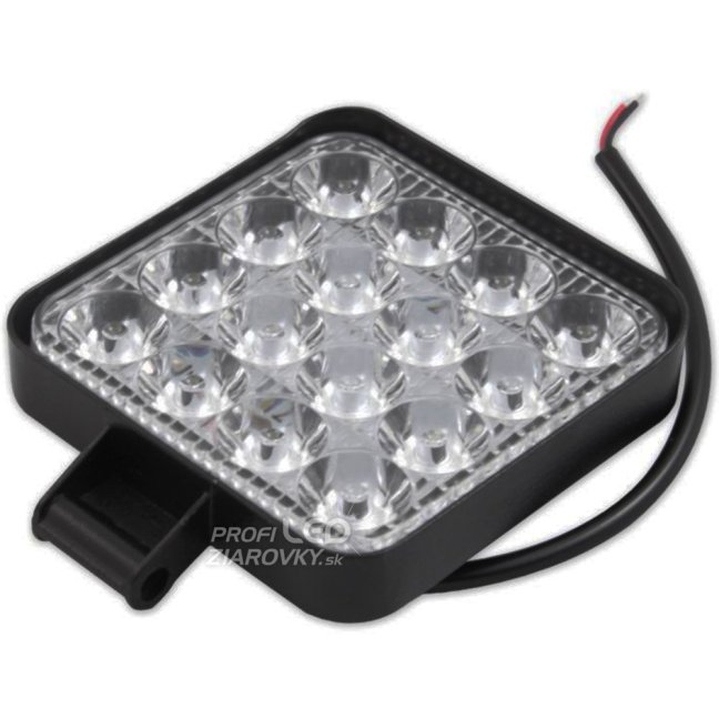 Pracovná lampa 48W halogénová pátracia lampa 16 LED 10-30V DC 130lm/W IP67