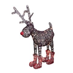 Vianočná dekorácia LED sob Rudolf