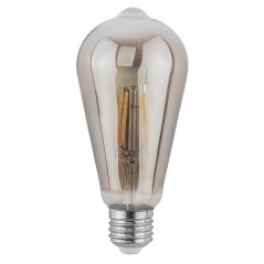 EDISON E27 ST64 6W = 50W 420lm 2200K Warm 360° Filament LUMILED Smokey LED žiarovka