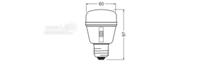 Žiarovka Osram STAR GROW LED na rastliny E27 10W 330lm 110° Podpora rastu Osram