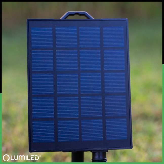 Solárna záhradná girlanda 40x LED ozdobné guľôčky 19,55m