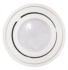 Podhľadové okrúhle svietidlo biele amat-s 50mm
