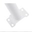 LED solárna pouličná lampa výkonná - 1200W - 6500K + diaľkové ovládanie - biela