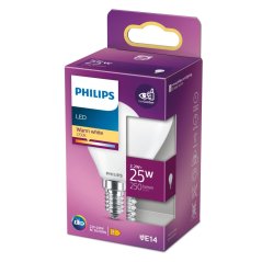 LED žiarovka E14 P45 2,2W = 25W 250lm 2700K Teplé vlákno PHILIPS