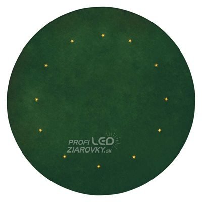 Led podložka pod vianočný strom, zelená, 1m, časovač