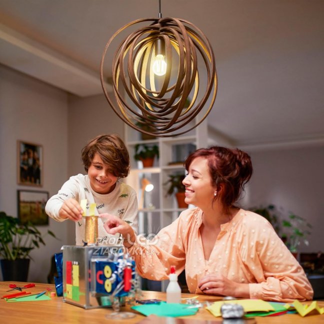 LED žiarovka E27 A60 7,3W = 100W 1535lm 2700K Warm Filament Milk PHILIPS Ultra Efficient