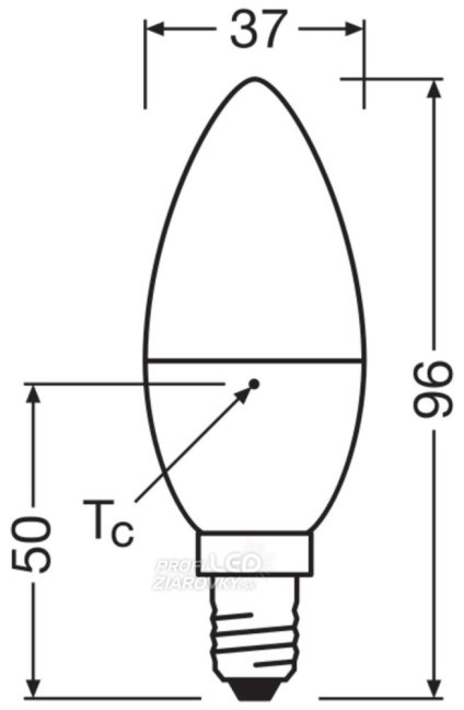 4PAK LED žiarovka E14 B35 5,5W = 40W 470lm 4000K Neutral OSRAM Base