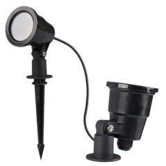 Záhradný vonkajší reflektor LED SERGIO 7W 2700K Driven Black Modern