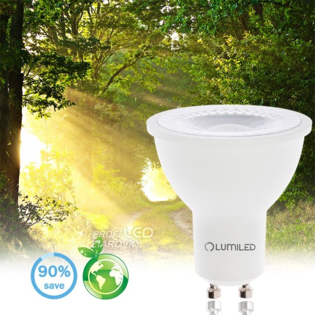 LED žiarovka GU10 6W = 50W 580lm 6500K Cold 36° LUMILED