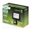 LED reflektor ZUNA2 20W 1800lm 6500K IP44 Black Senzor pohybu LUMILED