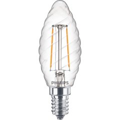 LED žiarovka E14 BW35 2W = 25W 250lm 2700K Warm Filament PHILIPS