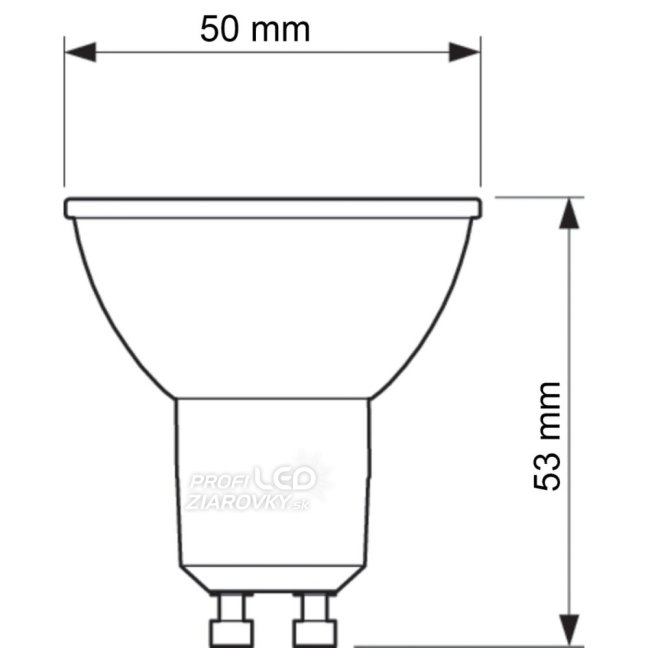LED žiarovka GU10 4,6W = 50W 390lm 6500K Cold 36° PHILIPS