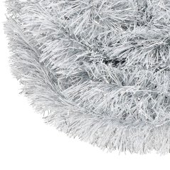 Vianočná girlanda - biela - 6 m - priemer 10 cm