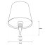 Lampa stolová stolná nočná zátka do fľaše vína USB CCT 3 farby SALCO čierna LUMILED