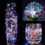 Vianočná led svetelná mikro reťaz vonkajšia + programator + diaľkové ovládanie - 300led - 30m multicolour