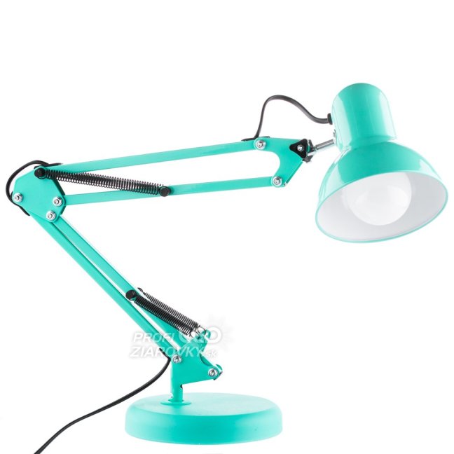 Stolová kresliaca lampa E27 TOBI Mint Lumiled + držiak na dosku
