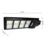 LED solárna pouličná lampa - 360W - 6000K + pohybový a súmrakový senzor + Ovládač - čierna