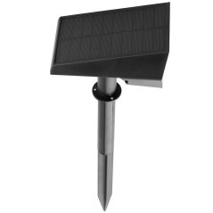 Záhradný LED SOLAR reflektor poháňaný 42 cm vonkajší IP44 4000K súmrakový senzor