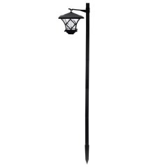 LED RIBES Solárne záhradné lampy Vonkajšia lampa 150cm LUMILED