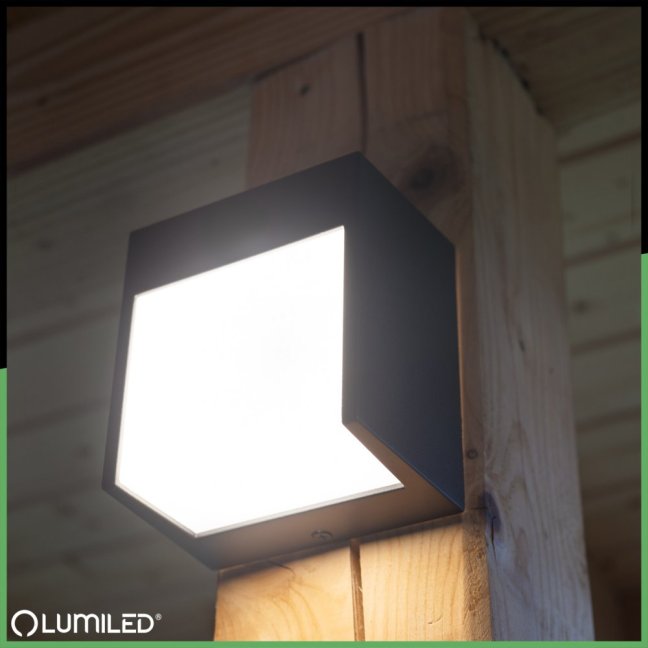 Vonkajšie nástenné svietidlo LED IP54 12W 3000K RUBUS LUMILED