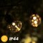Záhradná vonkajšia svetelná reťaz Girland 8m 50x LED 3000K NESSA LUMILED