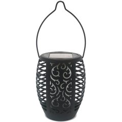 LED solárne záhradné závesné svietidlo IGNIS Flame IP44 1800K LUMILED