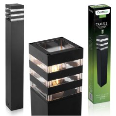 Záhradný vonkajší stojaci LED stĺp E27 12W TAXUS 2 50cm LUMILED