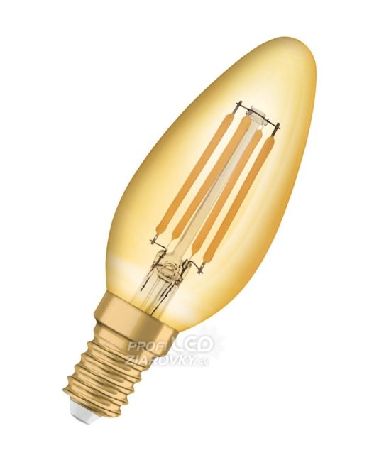 Dekoratívna žiarovka LED B32 Candle E14 4W = 35W 410lm 2400K Warm 300° Vintage 1906 Osram