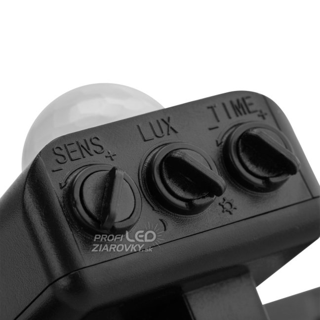 LED reflektor ZUNA2 50W 4500lm 4000K IP44 Black Senzor pohybu LUMILED