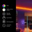 LED stojaca lampa Black CCT RGB Aplikácia Smart Pilot