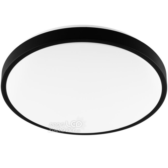 LED stropný plafón 36W 4000K CELIS Round IP44 Black Ring ALS LUMILED