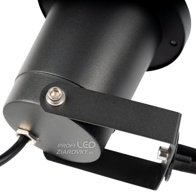 Záhradné svietidlo LED GU10 IP65 WATERPROOFED čierne s 1m káblom HORTI LUMILED