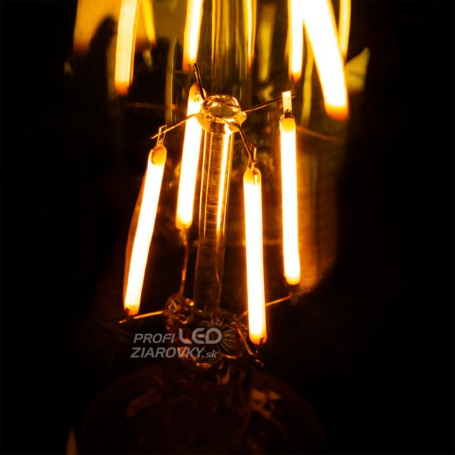 EDISON E27 ST64 6W = 50W 420lm 2200K Warm 360° Filament LUMILED Smokey LED žiarovka