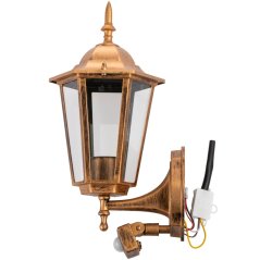 Záhradná lampa Vonkajšia nástenná lampa E27 12W LED svietidlo Senzor pohybu BELLIS LUMILED