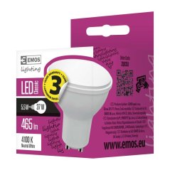 Led žiarovka classic 5,5w gu10 neutrálna biela