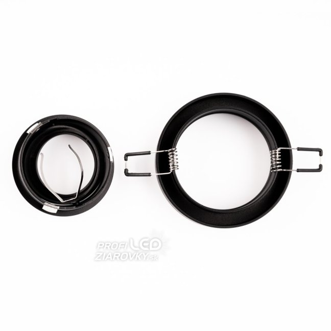 Svietidlo HALOGEN TUBA SPOT na zapustenú montáž Midi GU10 Lumiled Round Black 20mm