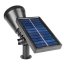 Záhradný LED solárny reflektor 2W studený IP65 súmrakový senzor