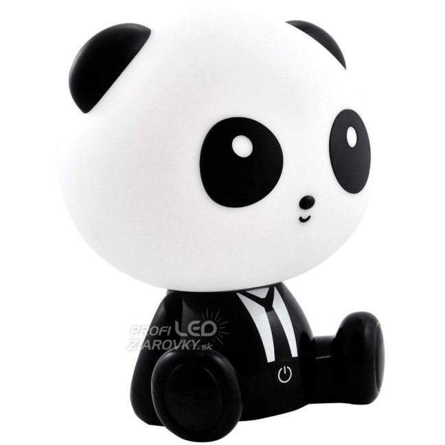Dekoratívna LED lampa 2,5 W 59 lm biela čierna stmievateľná Panda Sanico Goldlux