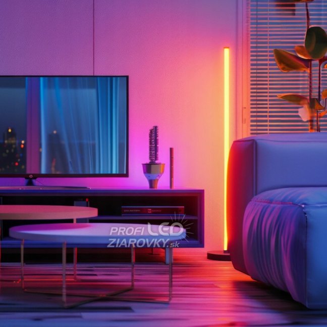 LED stojaca lampa Black CCT RGB Aplikácia Smart Pilot