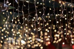 Led svetelná záclona vonkajšia - spájateľná - 500 Led - 20 m - programy - teplá biela