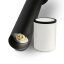 Vonkajšie záhradné svietidlo PIPE Round 60cm IP54 GU10 Black Videx