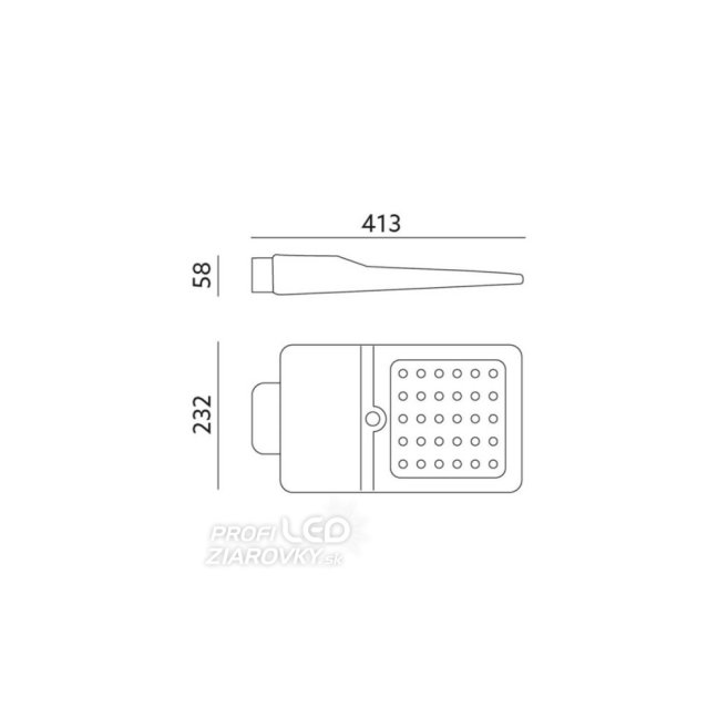 Záhradné LED solárne pouličné lampy 15W 4000K 1600lm STREET Motion Sensor Kobi