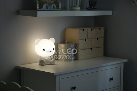 Detská nočná lampa led macko polux, 2,5w