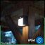 Záhradná nástenná lampa LED vonkajšie nástenné svietidlo s pohybovým senzorom PIR IP54 12W 3000K RUBUS LUMILED