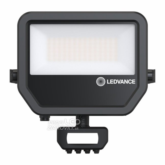 LED reflektor Vonkajší reflektor 50W 6000lm 4000K IP65 čierny s pohybovým a súmrakovým senzorom Reflektor Ledvance