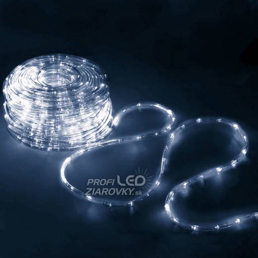 LED hadica vonkajšia 20 m, 480 LED, studená biela, svetelné programy