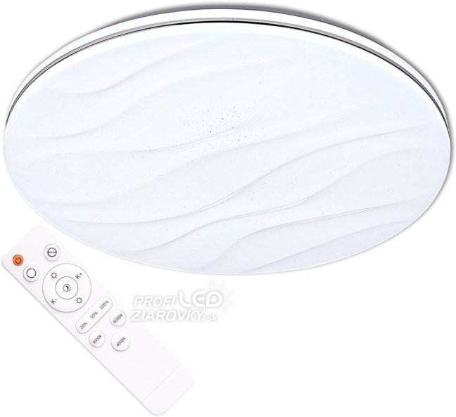Led stropné svietidlo polux 36w 2160lm 48cm + diaľkové ovládanie