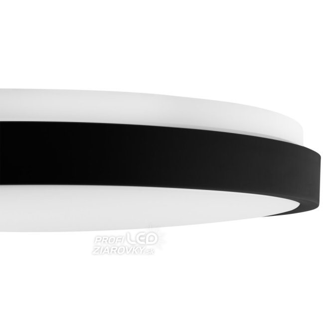 LED stropný plafón 36W 4000K CELIS Round IP44 Black Ring ALS LUMILED