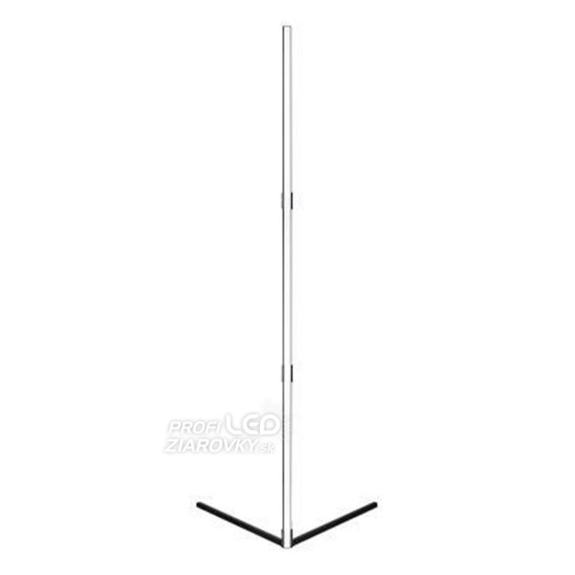 Rohová stojaca lampa čierna 20W RGB Zmena farieb Diaľkové ovládanie